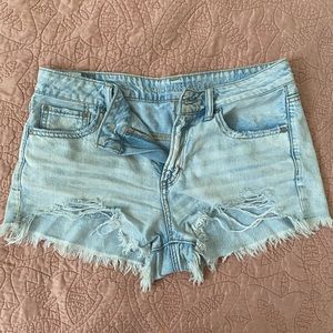 American Eagle Distressed Denim Shorts